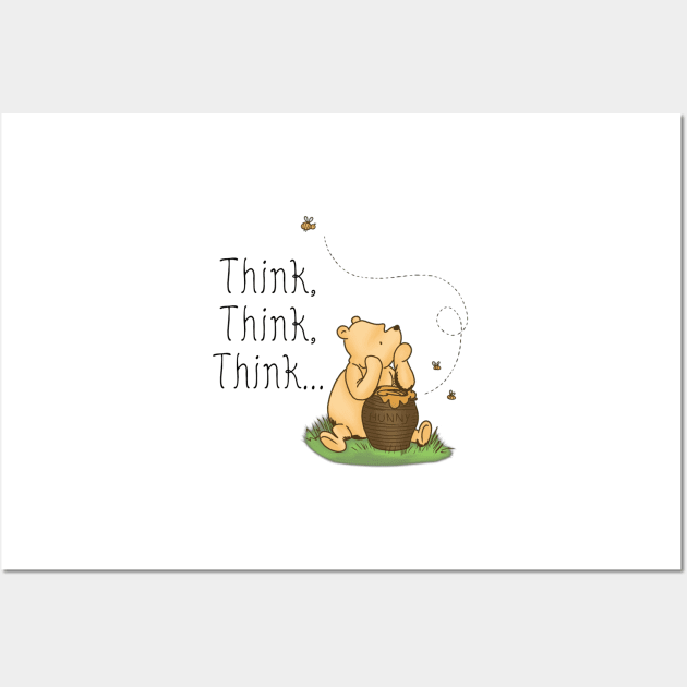 Think Winnie the Pooh Wall Art by marisaj4488